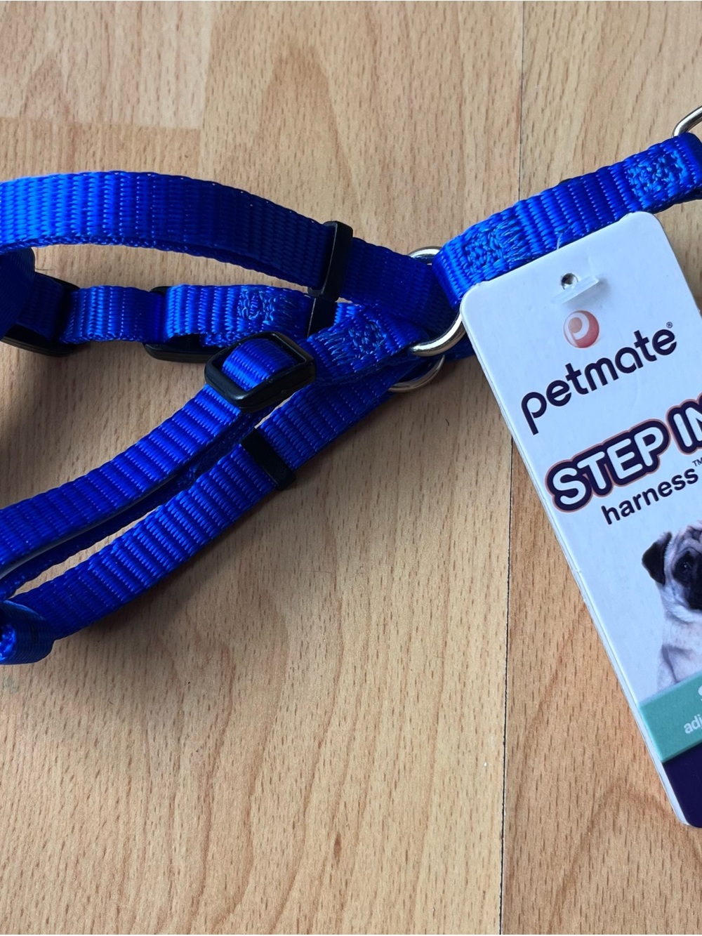 Petmate Step-In Dog Harness in Bright Blue